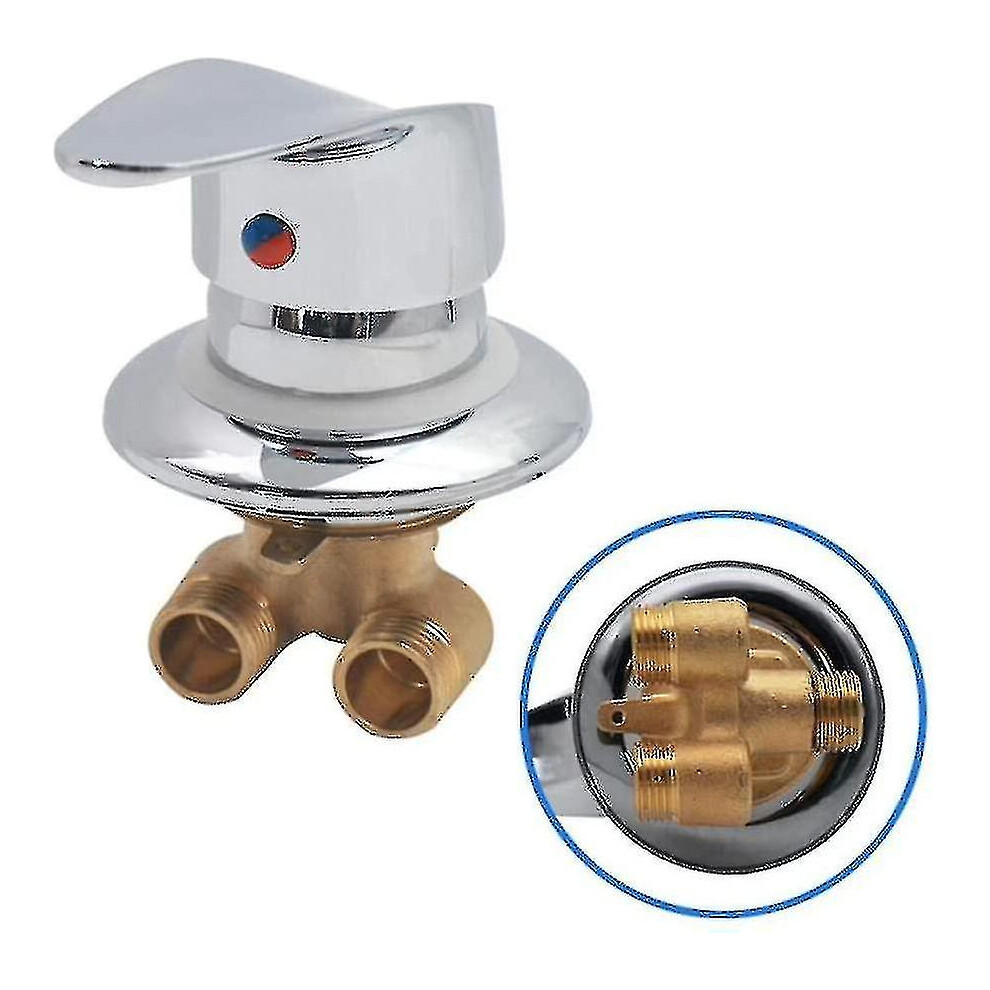 Shower Cabin Mixer Tap Brass Shower Faucet Outlet Diverter Chrome Shower Mixer Tap 9362098203635