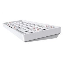 TESTER68 Customized Mechanical Keyboard Kit Hot Swap Kit 2.4G Dual Mode Bluetooth Wireless Keyboard White