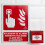 Emergency manual button for fire alarms with LED light 5