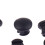 50pcs/pack Moc Technic Rubber Stopper Chain Link Grip Caterpillar Track Compatible 24375 5