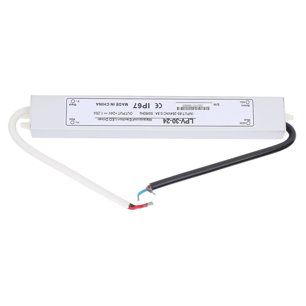 24V 30W Waterproof Aluminum Alloy Power Supply For Berm Led Lights - Lpv-30-24 9362098230358