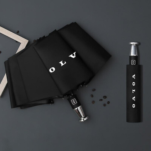 (Volvo) Rain Windproof 10-bone Auto Logo Umbrella