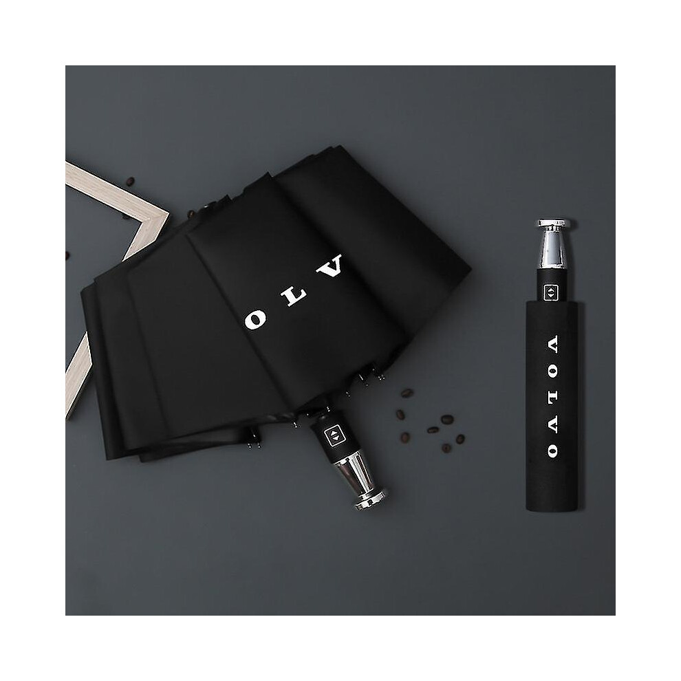 (Volvo) Rain Windproof 10-bone Auto Logo Umbrella