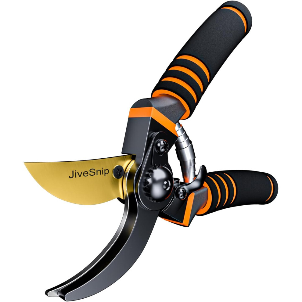 Jivesnip Premium Titanium Garden Secateurs Professional Bypass Pruning Shears Plants Hedges & Flowers
