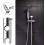 (21mm) Shower Head Holder Middle Insert Type Shower Rod Lifting Seat Bracket Suitable For 18-25 Mm Pipe Diameter Silver Base Support 4