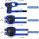 (Blue) Skateboard Protective Gear 6 In 1 Adjustable Set For Kids 4