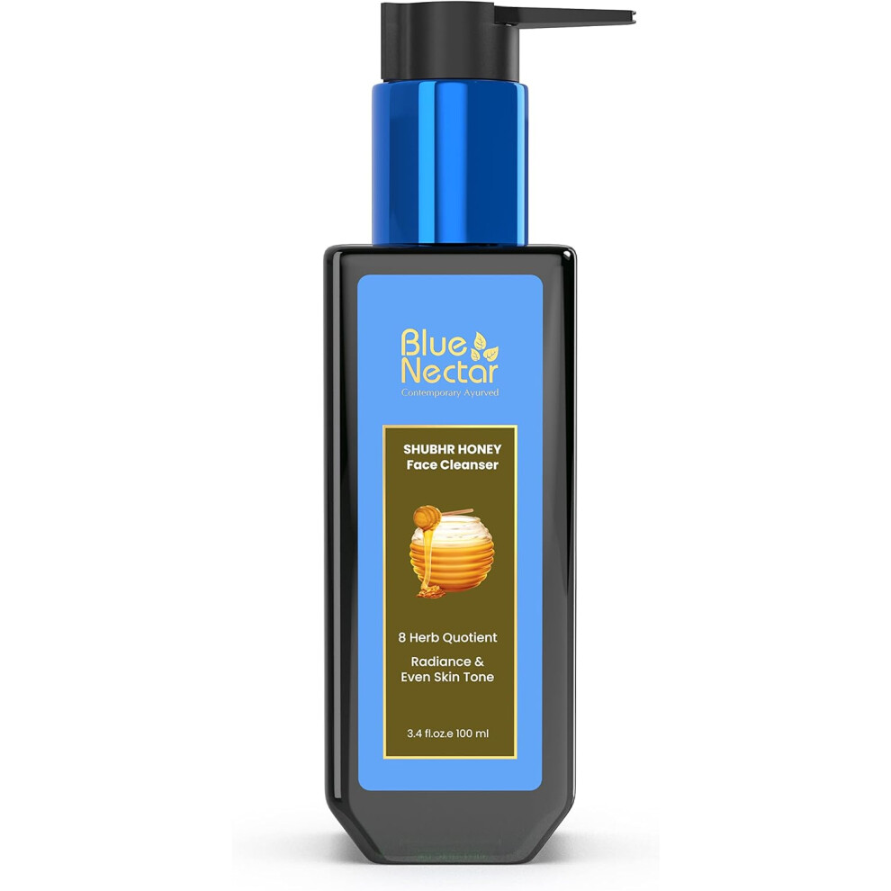 Blue Nectar Shubhr Honey De-Tan Face Cleanser For Glowing Skin 100Ml