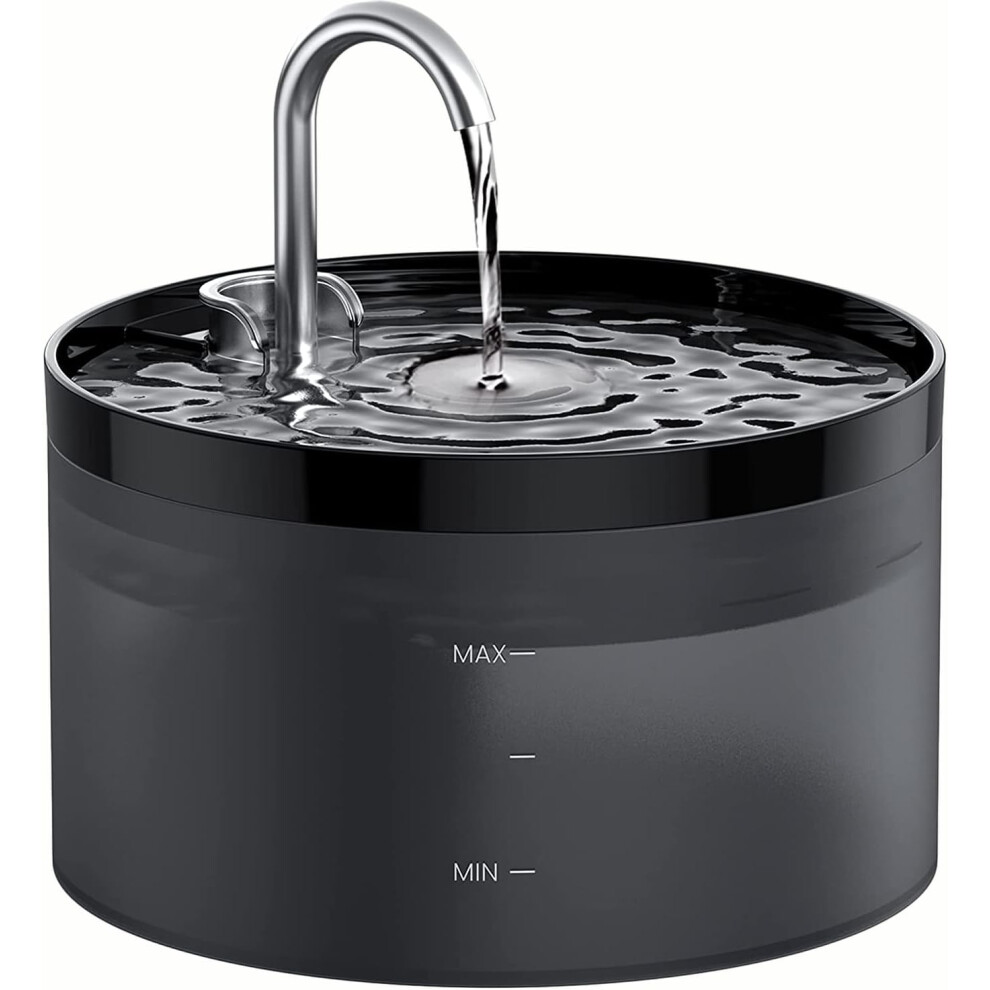 Cat Water Fountain for Drinking: Cat Fountain - 2L Cat Water Fountain - Water Fountain Cat Bowl - Pet Water Fountain - Cat Drinking Fountain - Super