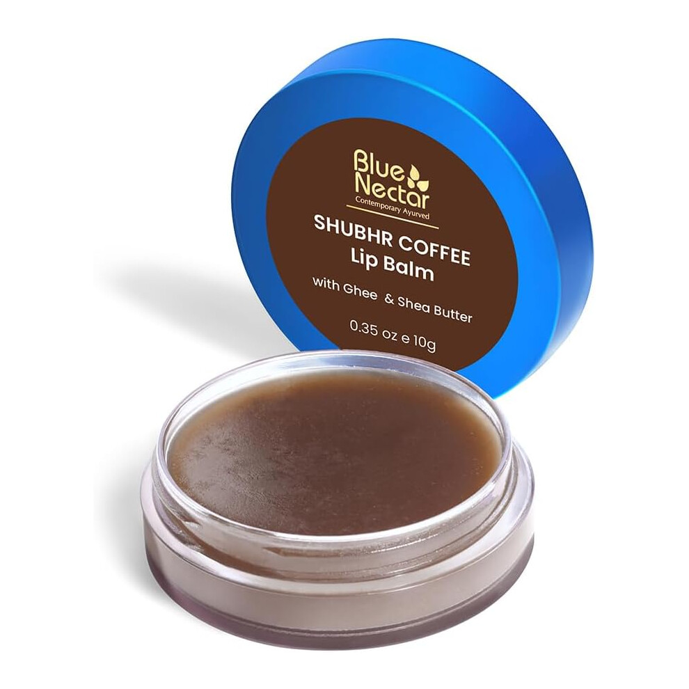 Blue Nectar Shubhr Coffee Lip Balm With Ghee & Shea Butter 10G