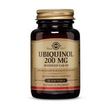 Solgar Ubiquinol 200mg (Reduced CoQ-10) Dietary Supplement 30 Softgels Advanced Antioxidant Support