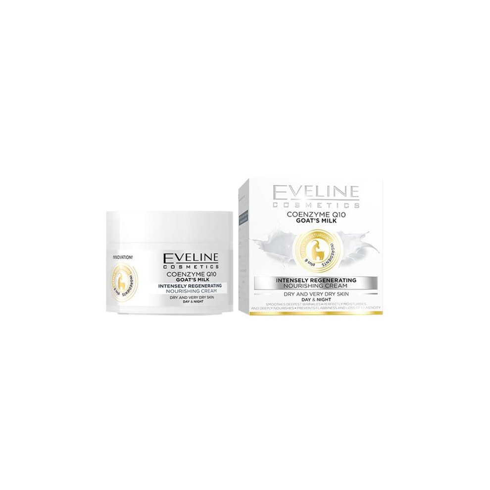Eveline Cosmetics Eveline Goat's Milk Intensely Regenerating Day&Night Cream Cocoa Butter 50 Ml