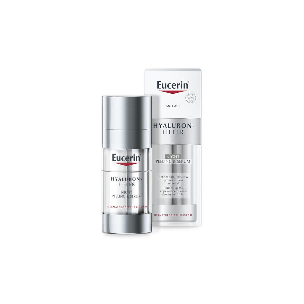 Eucerin Hyaluron-Filler Night Peeling & Serum Anti-aging Moisturizing Facial Serum 30 ml