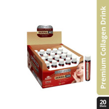 Sunshine Nutrition Platinum Collagen Derma Shots - 20x25ml Sugar-Free Complete Skin Care with 10,000mg Collagen & Hyaluronic Acid