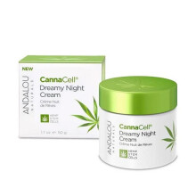 Andalou Naturals Cannacell Dreamy Night Cream Daily Moisturizer Skin Care 50 g