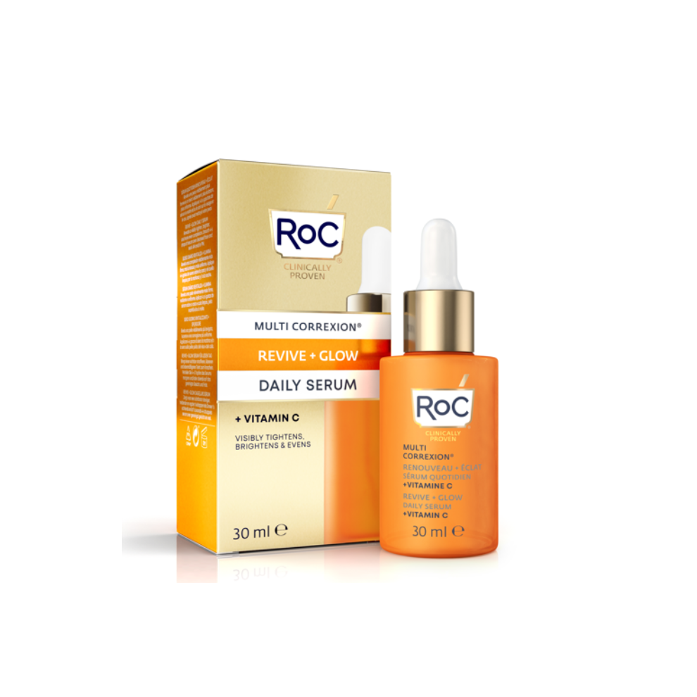 Roc Multi Correxion Revive & Glow Daily Serum Vitamin C Brighter, Tighter Skin 30Ml