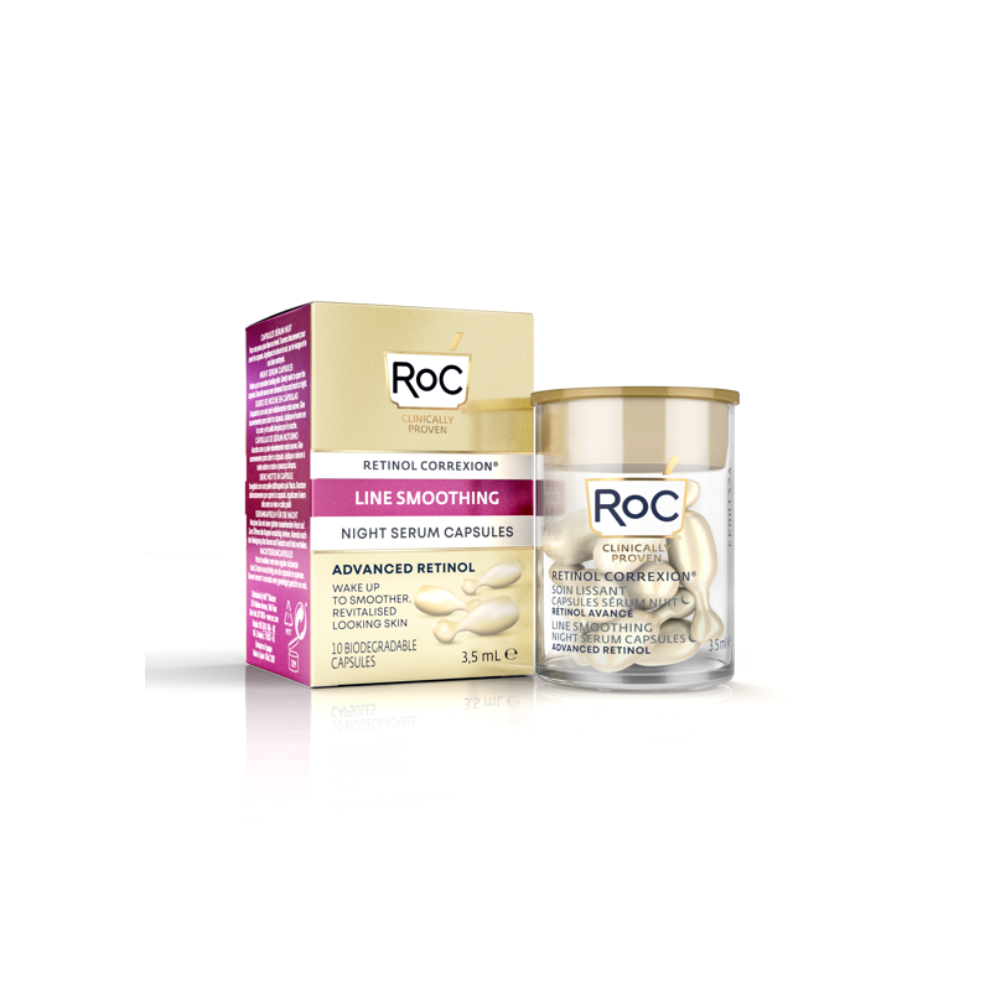 ROC Advanced Retinol Correxion Line Smoothing Night Serum 10 Capsules