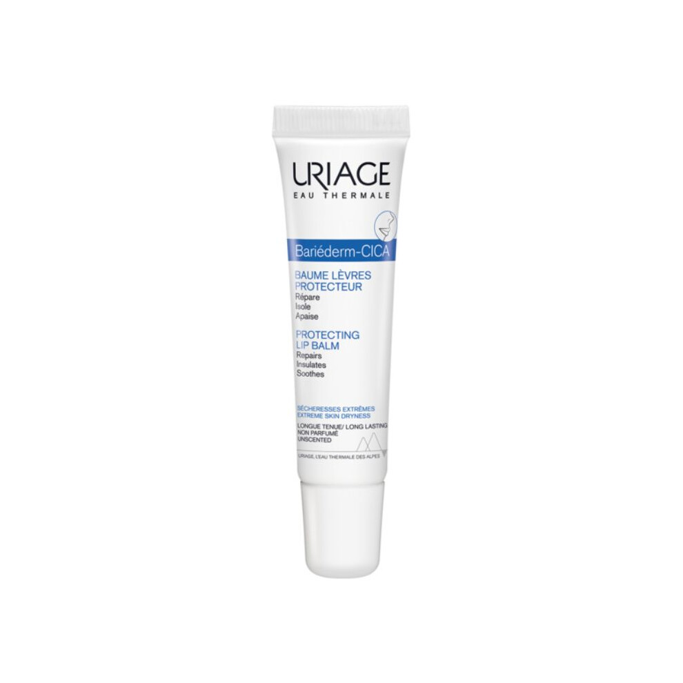 Uriage Bariederm Cica Protecting Lip Balm Vitamin E Lip Care Lips Restoring 15Ml