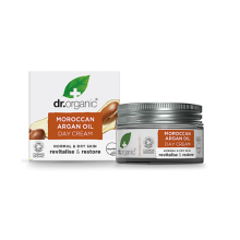 Dr.Organic Moroccan Argan Oil Day Cream For Face&Body Normal & Dry Skin Daytime Moisturizer 50ml