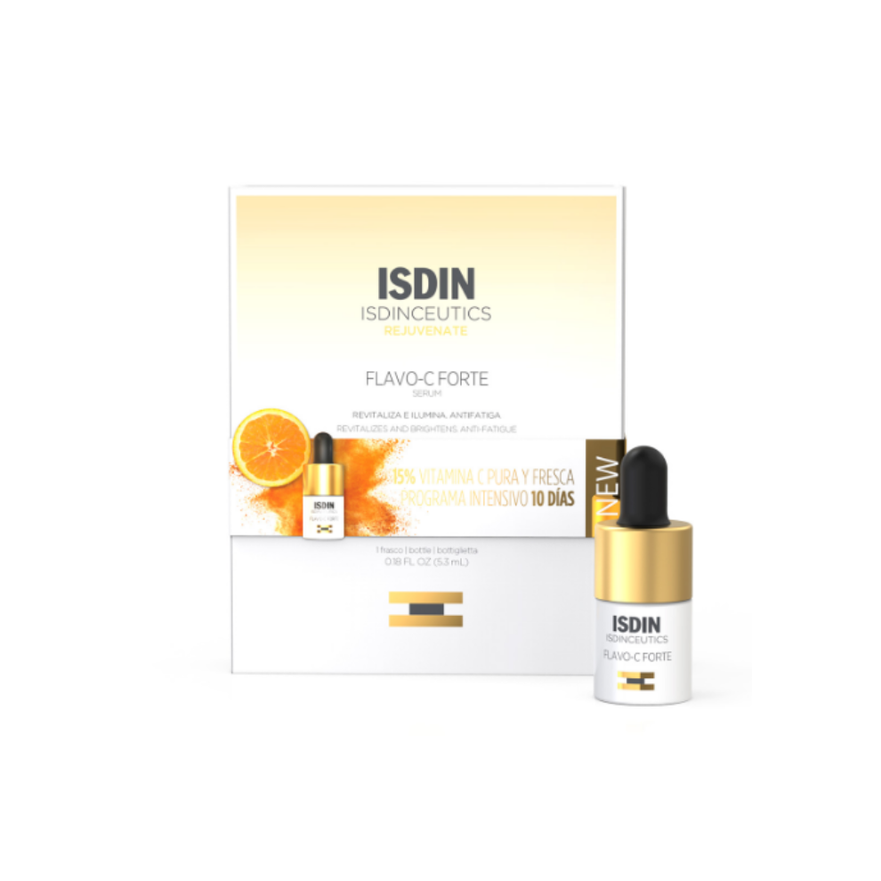 Isdin Ceutics Flavo-C Forte Facial Serum With 15% Pure & Fresh Vitamin C Skin Care 5.3Ml