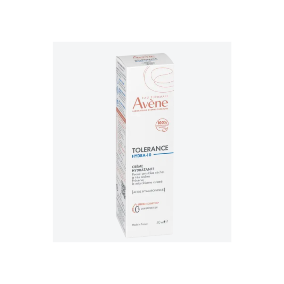 Avene Tolerance Hydra 10 Moisturizing Cream Nourishing Hydration for Sensitive Skin 40ml