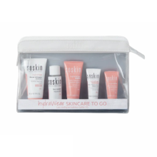 Soskin Hydrawear Skincare To Go Kit Micellar Cleansing Foam&Water, Moisturizer, Rehydrating Hyaluronic Serum, Eye Care 5Pcs