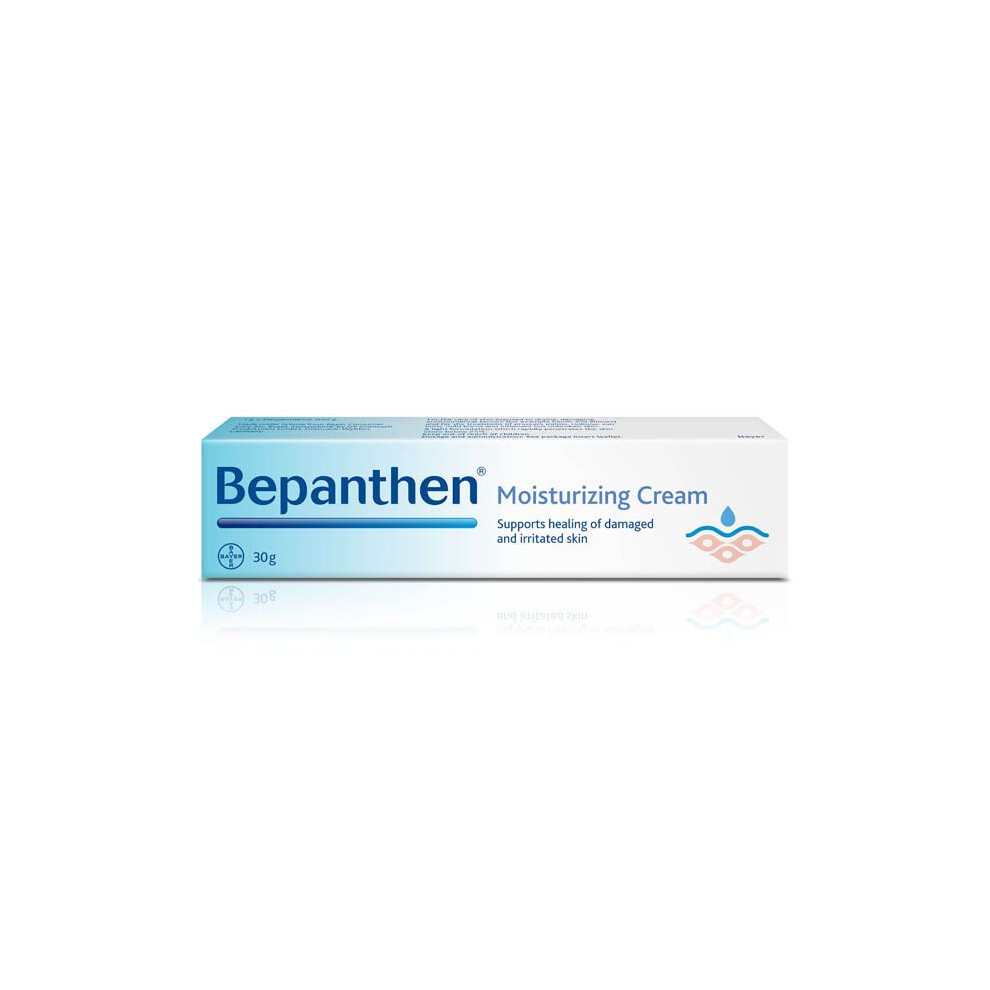 Bepanthen 5% Cream with Pro Vitamin B5 Daily Moisturizer For Dry, Damaged Skin 30g