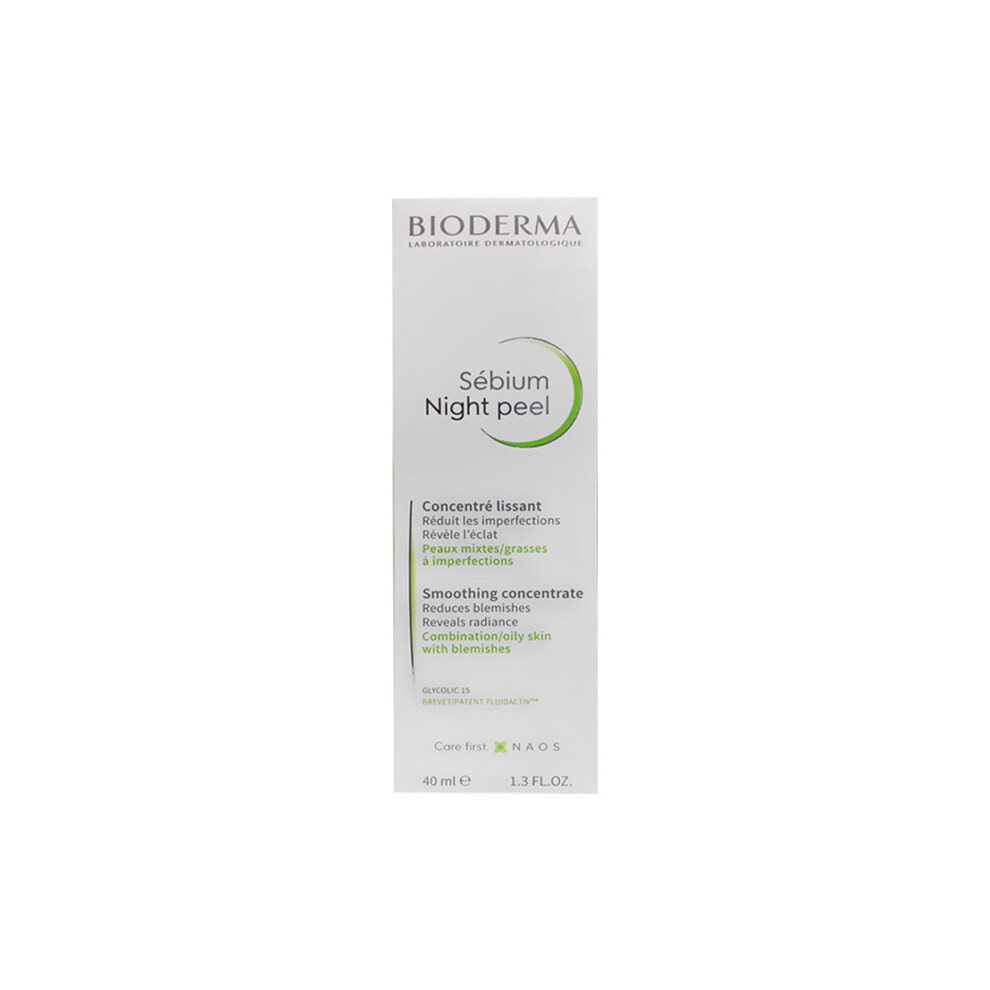 Bioderma Sebium Night Peel Restores Skin Facial Mask 40 ml