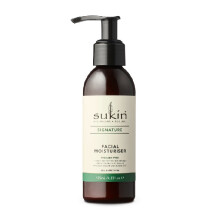 Sukin Facial Moisturizer Pump, Hydrating Face Cream with Wheat Germ & Vitamin E Deeply Nourish 125 ml