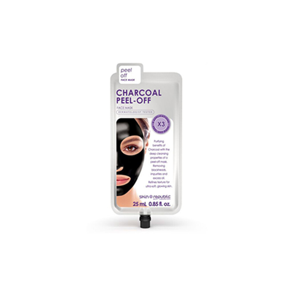 Skin-Republic Skin Republic Charcoal Peel-Off Face Mask Removes Blackheads & Dirt 25Ml