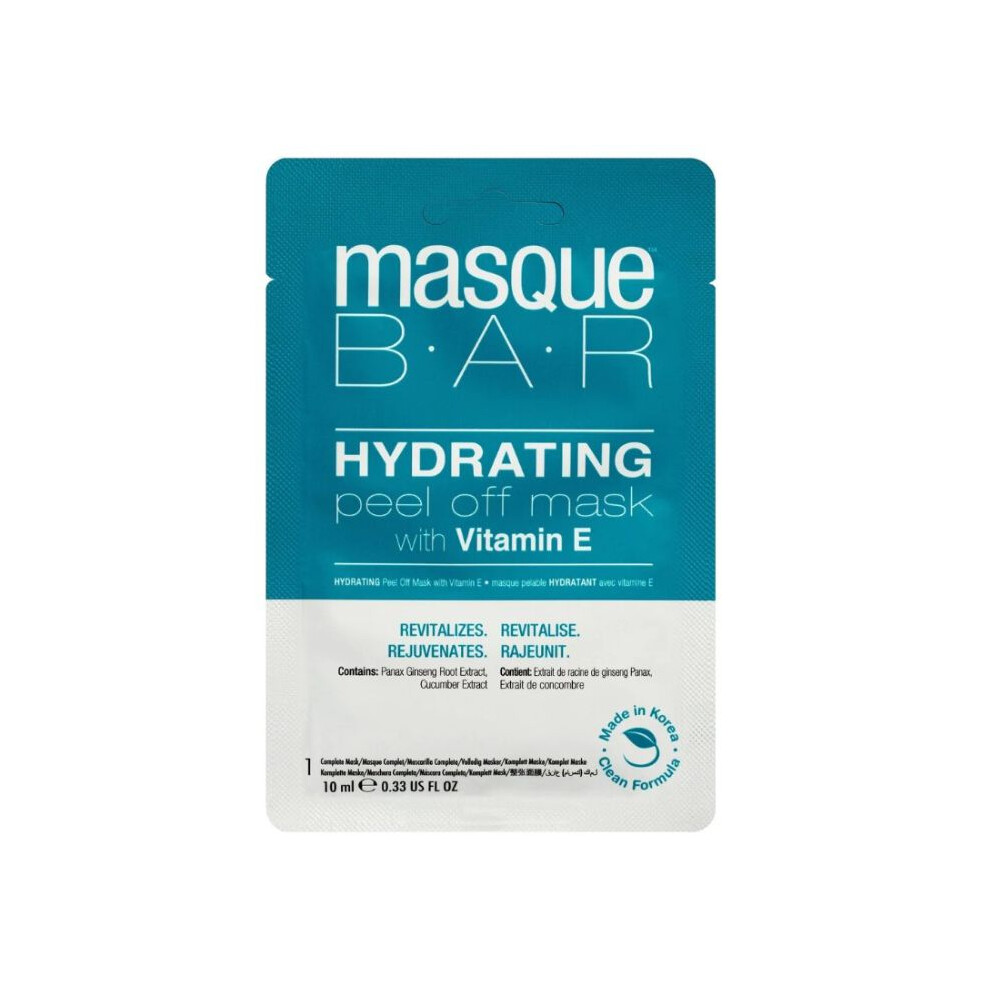 Masque Bar Hydrating Peel Off Mask With Vitamin E Cucumber Extract