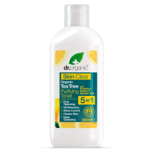 Dr.Organic Skin Clear 5 In 1 Tea Tree Face Toner Deep Cleanser 200ml