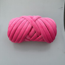 (Rosa) Giant Yarn 1kg Chunky Yarns Crystal Velvet Filling Yarn DIY Handmade Wool Blanket Thread Cloth Pillow Cat Nest Machine Washable