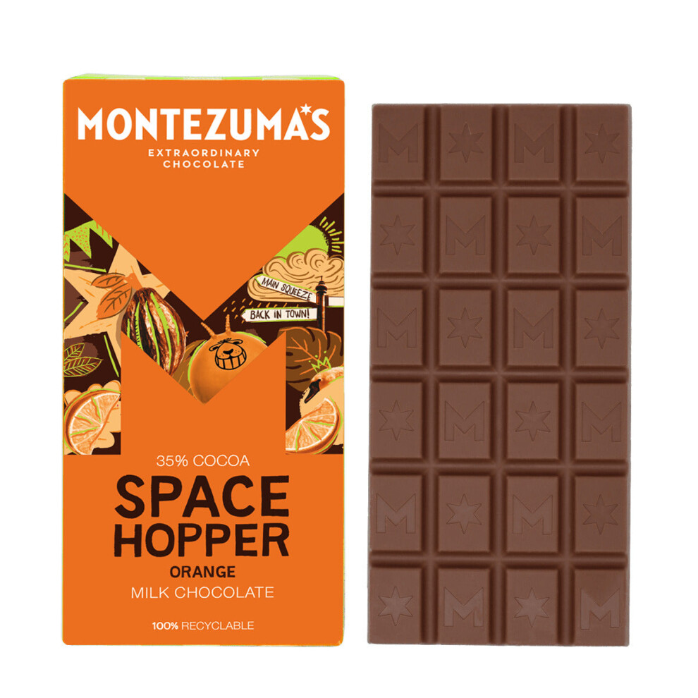 Montezuma's Orange Space Hopper Milk Chocolate With (90G) - Image 4