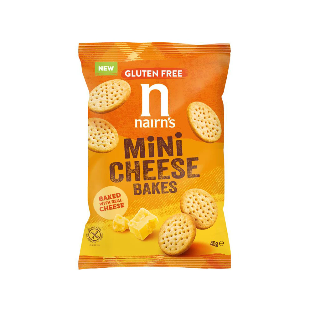 Nairn's Oatcakes Nairn's Mini Cheese Bakes 45G (Pack Of 14)