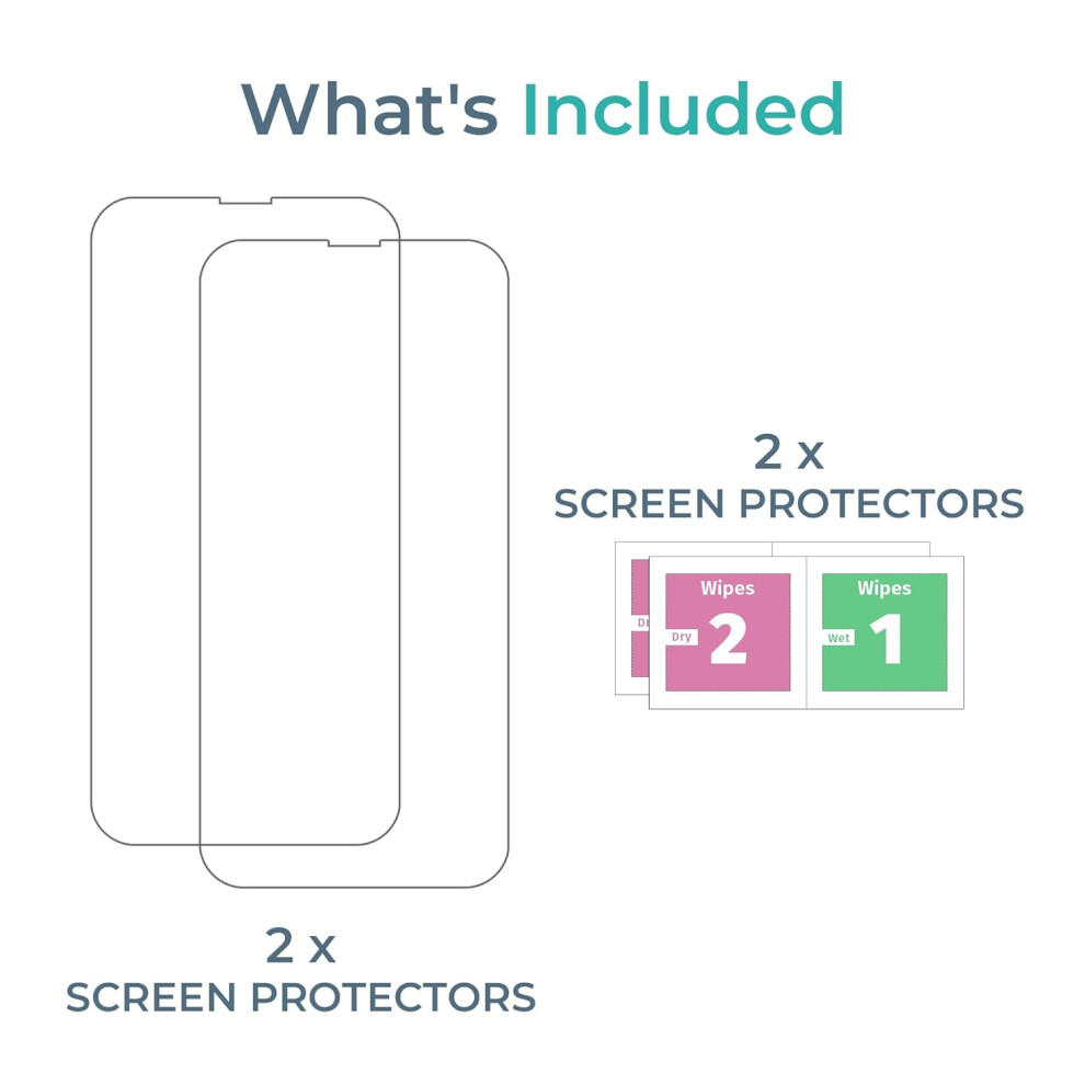 iphone-15--screen-protector-2-pack--tempered-glass-film--9h-hardness-screen-protector--bubble-free--anti-scratch--impact-protection--anti-shatter