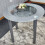Glass Grey Dining Table Round Dining Table Dining Room Kitchen 3