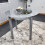 Glass Grey Dining Table Round Dining Table Dining Room Kitchen 2
