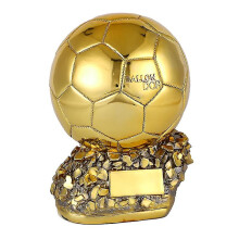 (copper, 20CM) Fifa Ballon Dor Trophy Replica Souvenir Decoration