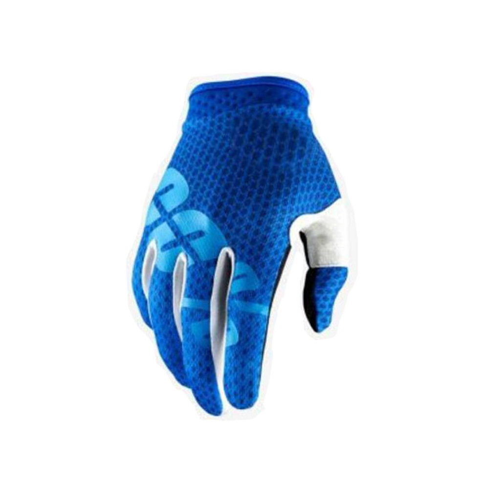 (100 - All - 100, S) New Mtb Mountain Bicycle Gloves Motorcycle Racing Gloves Mx Motocross Blue 9412426946908