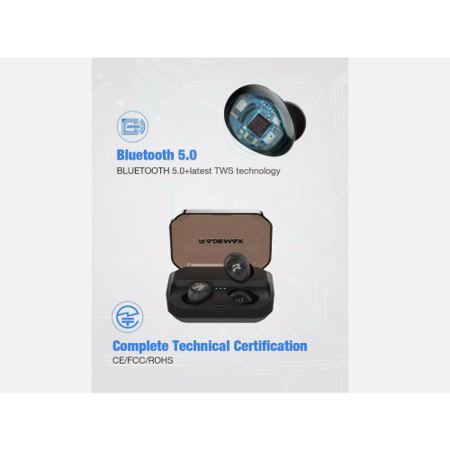 Wireless Earbuds, Wireless Bluetooth 5.0 Headphones with Charging Case 2