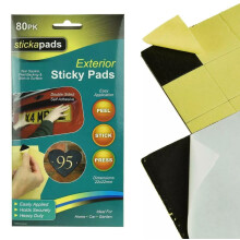 80 Heavy Duty Strong Double Sided Sticky Pad Foam Adhesive Craft
