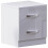 Home Discount (White) Hulio 2 Drawer Bedside Table Cabinet Nightstand 10