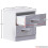 Home Discount (White) Hulio 2 Drawer Bedside Table Cabinet Nightstand 3