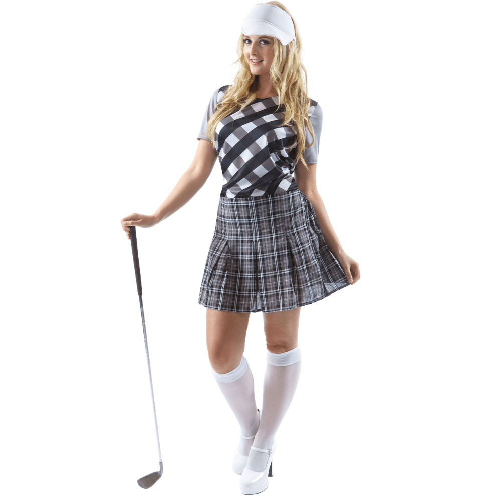 Orion Costumes Female Golfer Costume (Black & White) Large