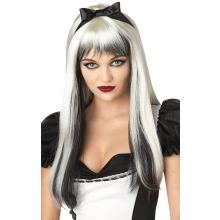 California Costumes Adult Enchanted Tresses Black & Blonde Wig Fancy Dress Costume Accessory