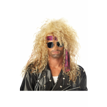Kalifornsk kostmy pnsk heavy metal rocker paruka blond jedna velikost