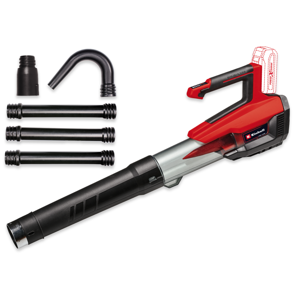 Einhell Cordless Leaf Blower BRUSHLESS With Gutter Cleaning Kit PXC BODY ONLY