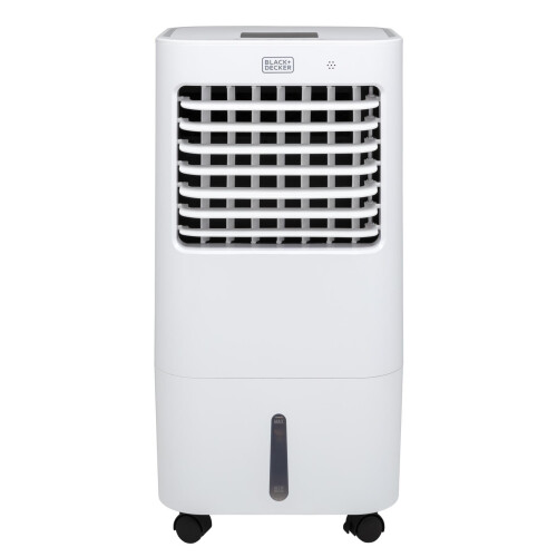 BLACK+DECKER, BXAC65007GB, 15L Portable 2-in-1 Air Cooler, 3 Modes, 3 Speed Settings, LED Display, 8 Hour Timer, Remote Control, 65W, White