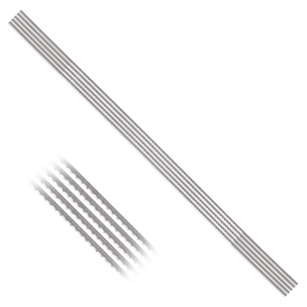 Einhell Scroll Saw Blade Set Spares For Scrollsaws & Fretsaws 127mm x 25mm 5pc