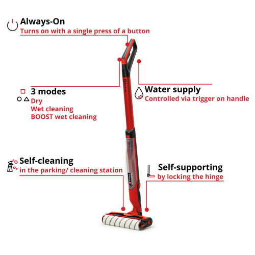 Einhell EINHELL GULVVASKEMASKINE MOPPE CLEANEXXO Solo 2